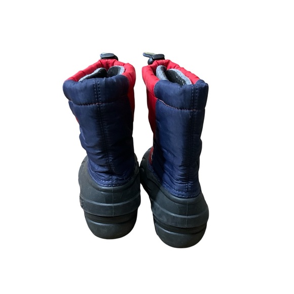 Sorel Kids' Red and Navy Snow Boots size 12 - Picture 6 of 10